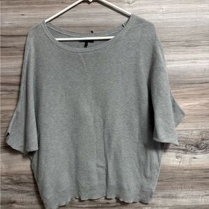 Quince Lightweight Cotton Cashmere Link-Stitch Dolman Sweater